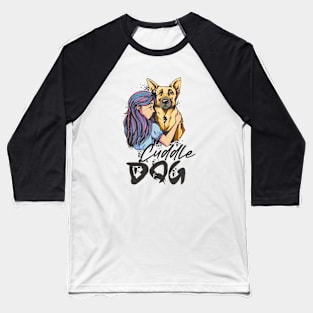 Dog Cuddle Time Baseball T-Shirt